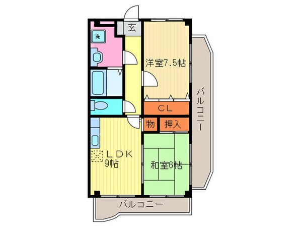 ﾌﾟﾚｽﾃ-ｼﾞの物件間取画像